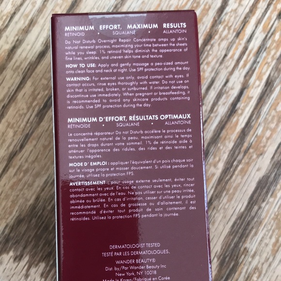 Wander beauty do not disturb overnight treatment - Picture 5 of 6